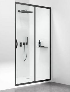 SIGMA SIMPLY BLACK Sprchové dveře do niky 1000 mm, sklo ČIRÉ, GS1110B  velkou výhodou je volitelnost vstupu, při montáži zvolíte vstup dle vaší…