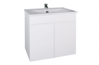 Slim W 60 Koupelnová skříňka s umyvadlem  zpomalovací mechanismus SoftClose