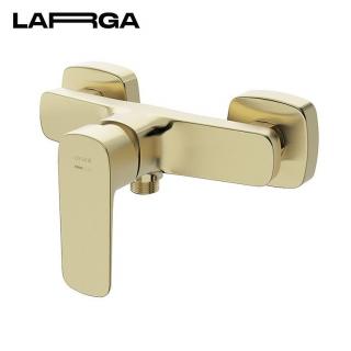 Sprchová baterie Cersanit LARGA gold (S951-384)  ROBUSTNÍ DESIGN S EFEKTNÍM RAMÍNKEM