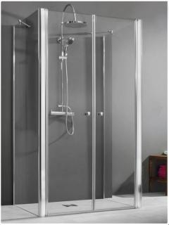 Sprchový kout nástěnný Komfort CHROM 80x80x80x190 cm  Nadčasový a moderní sprchový kout z kvalitního materiálu