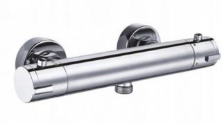 Termostatická sprchová vodovodní baterie Ross  nástěnná, rozteč 150 mm