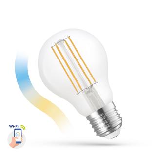 LED žárovka A60 5W COG 230V CCT+DIM Wi-Fi Spectrum SMART čirá