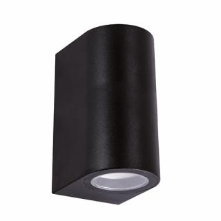 Nástěnná venkovní lampa GAMP 2xGU10 C černá