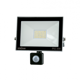 Reflektor KROMA LED S 30W 4500K pohyb. senzor šedá