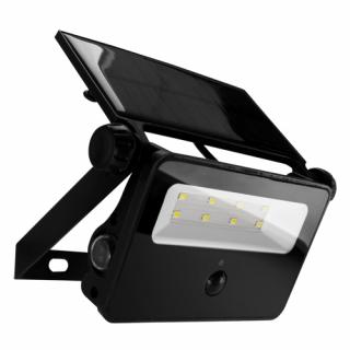 Solární reflektor SANTOR LED IP65 černá s čidlem