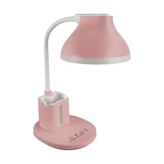 Stolní lampa DEBRA LED růžová
