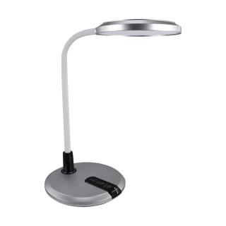 Stolní lampa PLATON LED stříbrná