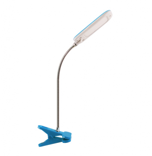 Stolní lampička DORI LED modrá s klipem