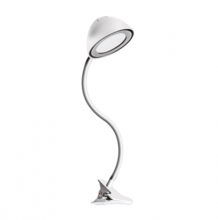 Stolní lampička RONI LED bílá s klipem