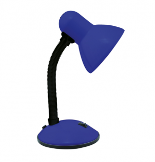 Stolní lampička TOLA E27 modrá