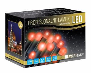 Světelné vánoční řetězy 80LED+20LED flash efekt 10m - více variant Varianty barev vánočních dekorací: 80 LED červená + 20 LED flash efekt - studená…