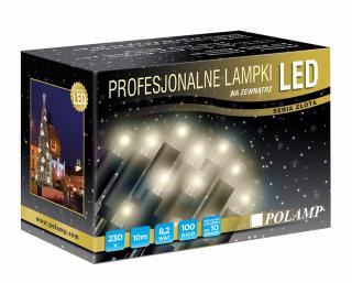 Světelné vánoční řetězy 80LED+20LED flash efekt 10m - více variant Varianty barev vánočních dekorací: 80 LED teplá bílá + 20 LED flash efekt - studená…