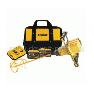 DCD240X2 DeWALT Aku Míchadlo Flexvolt 2x9,0Ah baterie + nabíječka DCB118