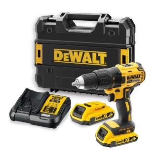 DCD777D2T DeWALT Aku bezuhlíková vrtačka / šroubovák XR 18V, 2x Li-Ion 2,0Ah, TSTAK (Jarní výprodej)