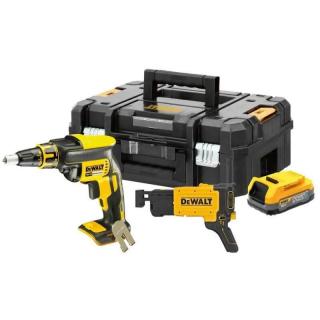 DCF620E1K DeWALT Aku bezuhlíkový šroubovák na sádrokarton 18V XR 1x 1,7Ah POWERSTACK, TSTAK