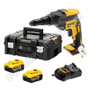 DCF622P2 DeWALT Aku bezuhlíkový šroubovák na TEX šrouby 18V 2x Li-Ion 5,0Ah, v kufru TSTAK