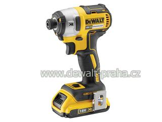 DCF887D2 DeWALT Aku bezuhlíkový rázový utahovák 1/4  s 3 převodovými stupni, 18V