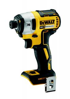 DCF887N DeWALT Aku bezuhlíkový rázový utahovák 1/4  s 3 převodovými stupni, 18V samostatný stroj