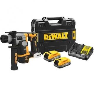 DCH172E2T DeWALT Aku bezuhlíkové vrtací kladivo SDS-Plus XR 18 V, 2x 1,7Ah POWERSTACK, TSTAK