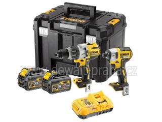 DCK276T2T Aku bezuhlíková kombo sada nářadí XR FLEXVOLT 54V, 2x 6,0Ah, DeWALT