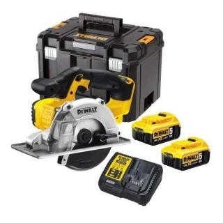 DCS373P2T DeWALT Kotoučová pila 18 V XR pro řezání kovů 2x 5,0 Ah, Li-Ion, TSTAK