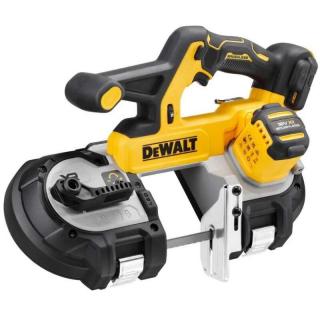 DCS378N DeWALT Pásová pila 18V XR na kov s bezuhlíkovým motorem, samostatný stroj