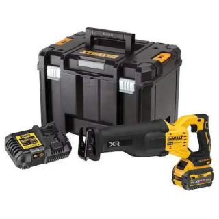 DCS386T1 DeWALT Aku mečová pila,bezuhlíková, 18V XR ADVANTAGE 1x 6,0 Ah FLEXVOLT, TSTAK