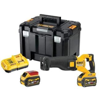 DCS389T2 DeWALT Aku mečová pila, bezuhlíková, 54V XR FLEXVOLT 2x 6.0Ah, v kufru TSTAK