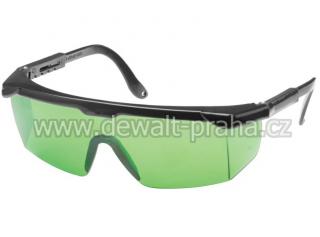 DE0714G DEWALT Zelené brýle pro práci s laserovými přístroji (Green laser glasses)