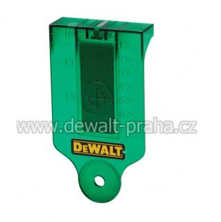 DE0730G DeWALT zaměřovací karta pro zelené lasery