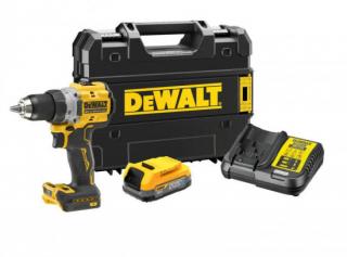 DeWalt DCD800E1T Bezuhlíková aku vrtačka PowerStack 18V , 1x1,7Ah