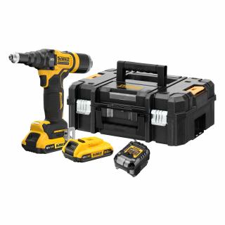 DeWALT DCF403D2T Aku nýtovačka pro nýty do 4,8 mm 18V