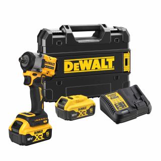DeWALT DCF922P2T Bezuhlíkový rázový utahovák 18V 2x5,0Ah