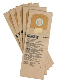 DeWALT - DWV9401 Papírový pytlík na prach pro vysavač DWV902L/M, 5ks DWV900, DWV901L, DVW901LT