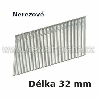 DNBA1632SZ Hřebíky nerezové 32mm pro DCN660 2500ks