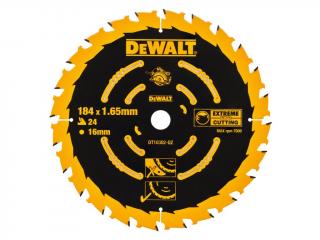 DT10302 DeWALT Extreme Pilový kotouč 184 x 16 mm, 24 zubů