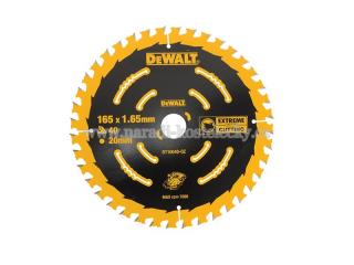 DT10640 DeWALT EXTREME Pilový kotouč pro aku pily 165x20mm, 40zubů pro DCS391 ( DeWALT EXTREME DT10640)