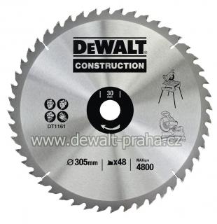 DT1161 DeWALT Pilový kotouč 305x30mm, 48 zubů