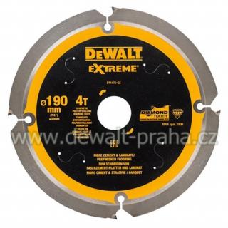 DT1472 DeWALT Pilový kotouč pro cementovláknité a laminátové desky, 190x30mm