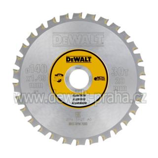 DT1910 DeWALT Pilový kotouč 140 x 20 mm, 30 zubů