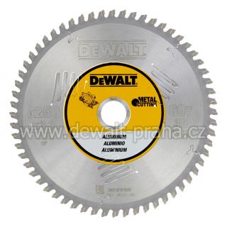 DT1915 DeWALT Pilový kotouč 250 x 30 mm na hliník, 60 zubů