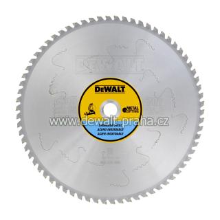 DT1921 DeWALT Pilový kotouč 355 x 25,4 mm na nerez ocel, 70 zubů DW872