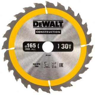 DT1935 DeWALT Pilový kotouč 165 mm x 20 mm, 30 zubů