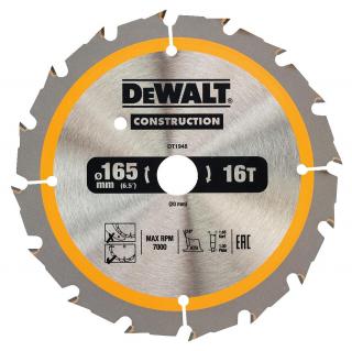 DT1948 DeWALT Pilový kotouč 165 x 20 mm, 16 zubů