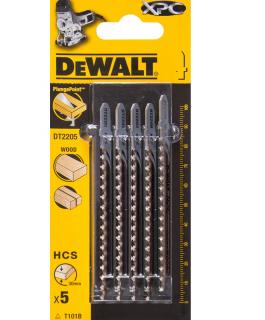 DT2205 DeWALT pilový plátek XPC 100 mm na dřevo 5ks (z oceli s vysokým obsahem uhlíku (HCS))