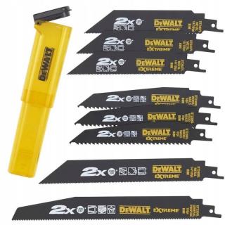 DT2443L DeWALT Sada pilových listů EXTREME pro mečové pily, 8ks, pouzdro