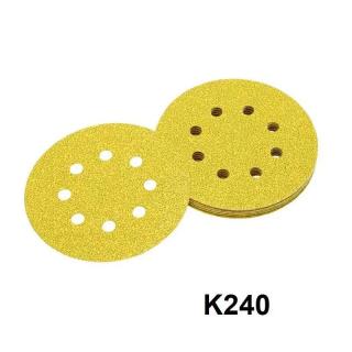 DT3117 DeWALT Brusný kotouč K240 na suchý zip 125 mm, 25 ks