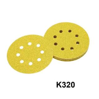 DT3118 DeWALT Brusný kotouč K320 na suchý zip 125 mm, 25 ks