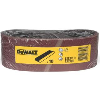 DT3304 DeWALT Brusný pás pro pásové brusky 75x533mm, K100  10ks