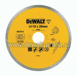 DT3714 DeWALT Diamantový kotouč 110 mm pro DWC410